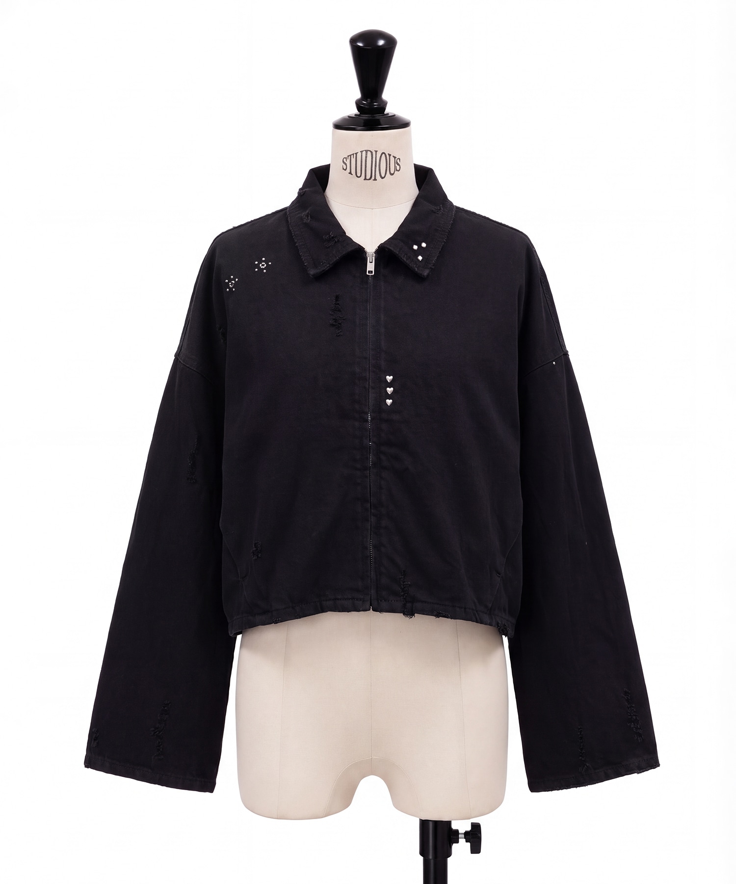 TATTOO STUDS DENIM JACKET