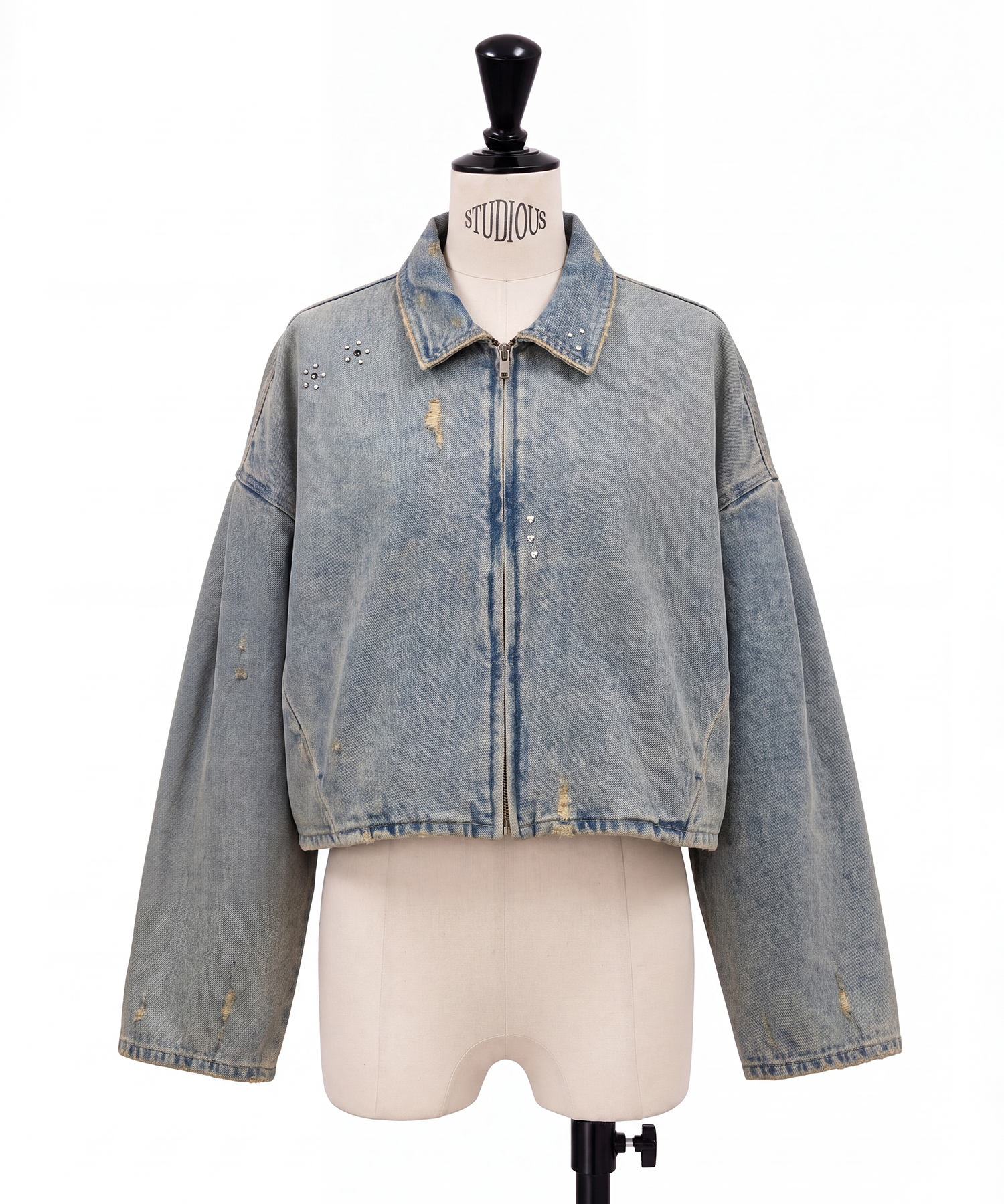 TATTOO STUDS DENIM JACKET