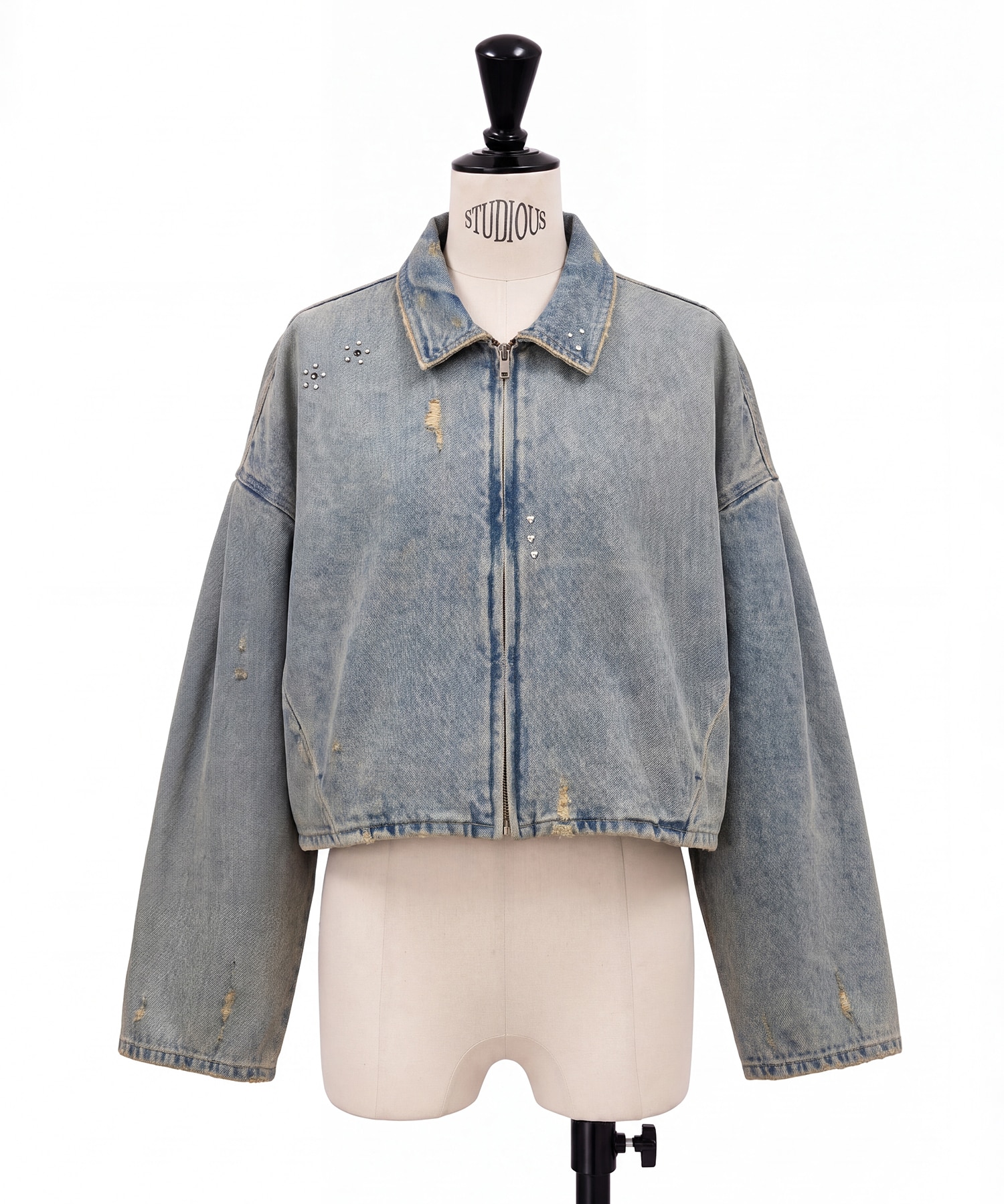TATTOO STUDS DENIM JACKET