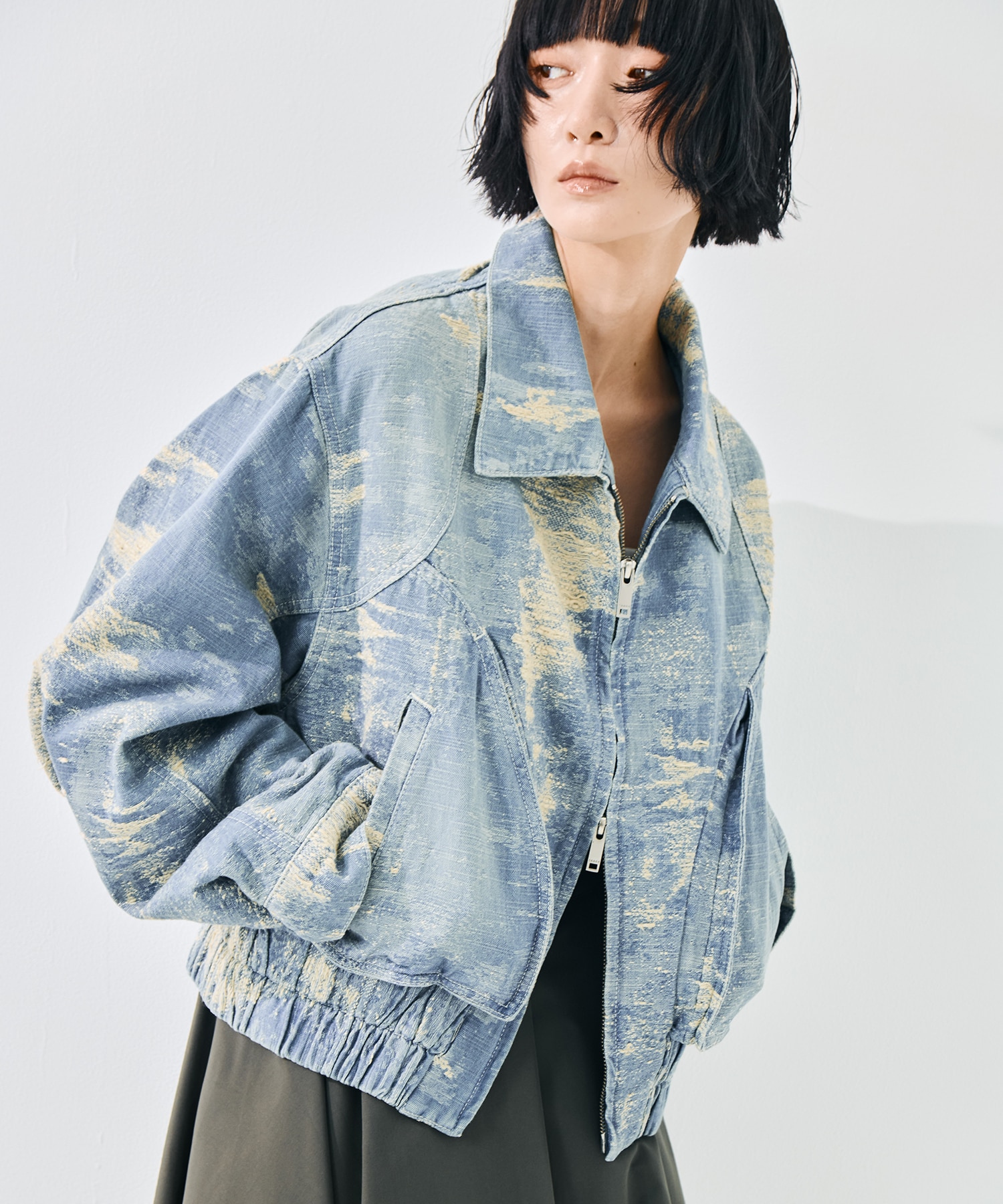 DENIM BLOUSON