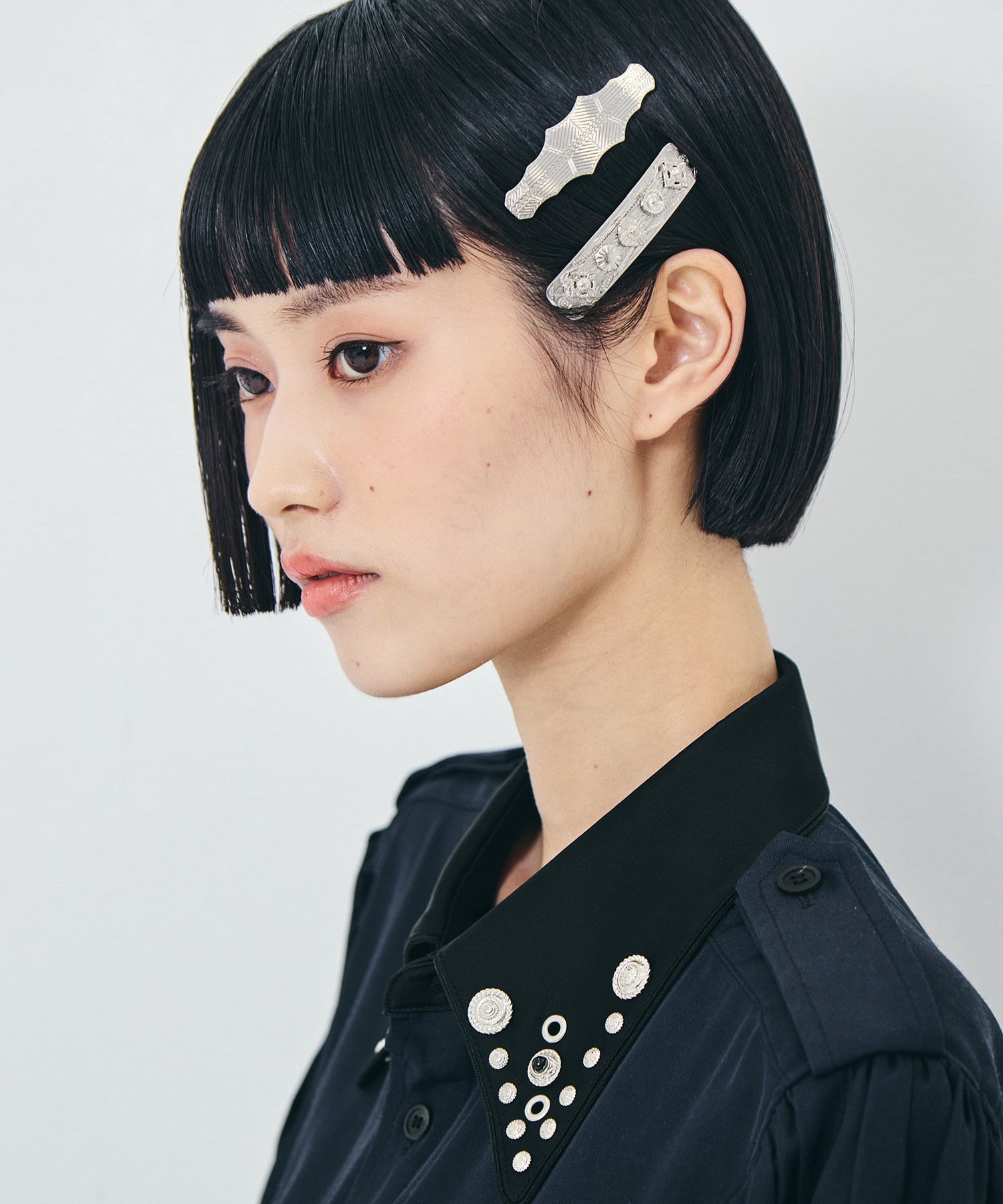 Metal hair pin set