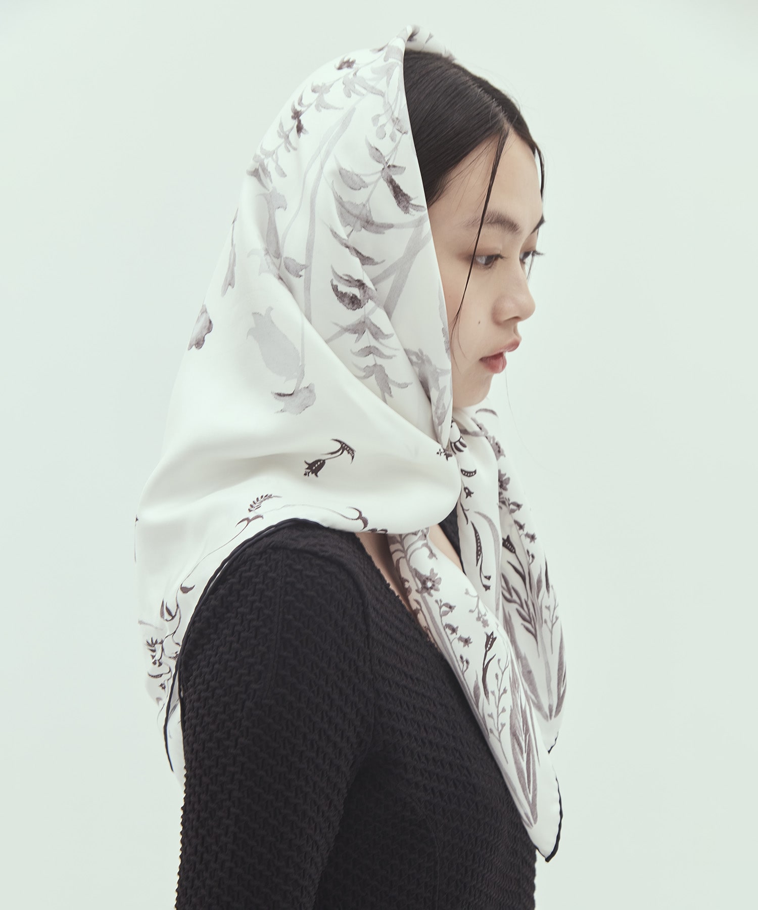 Hand Printed Silk Scarf