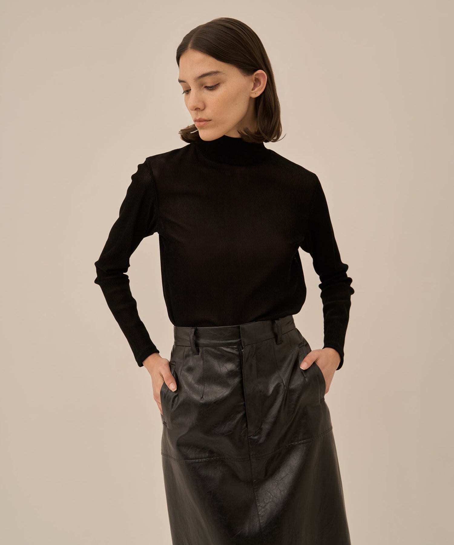 Claudia tie jersey pullover