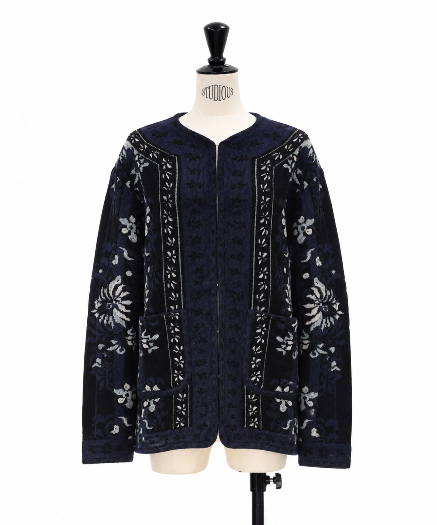 Floral Arabesque Knit Jacket