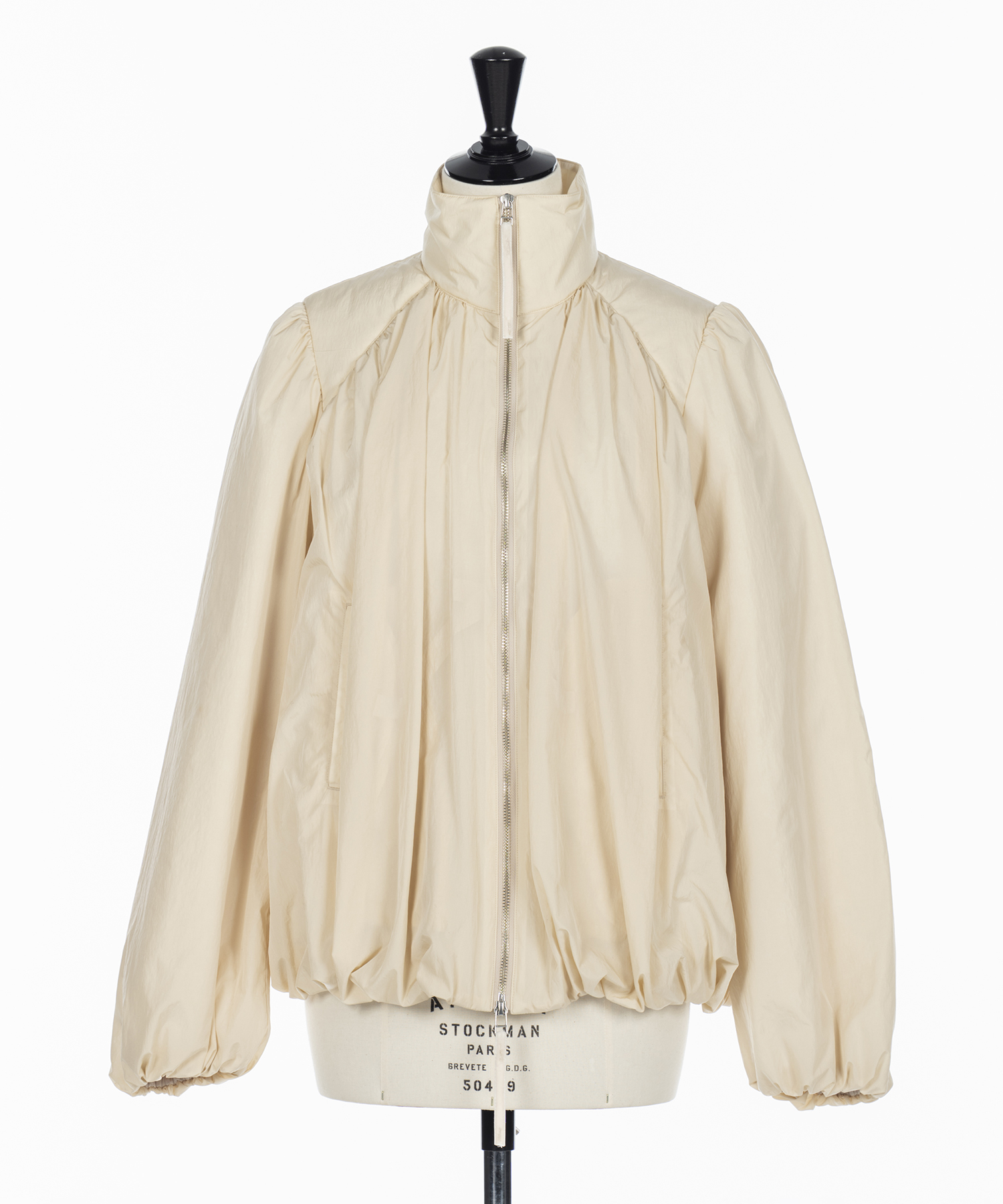 GATHERED PADDED BLOUSON