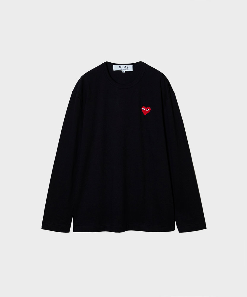 AX-T118-051 L/S T-SHIRT RED EMBLEMRED HEART