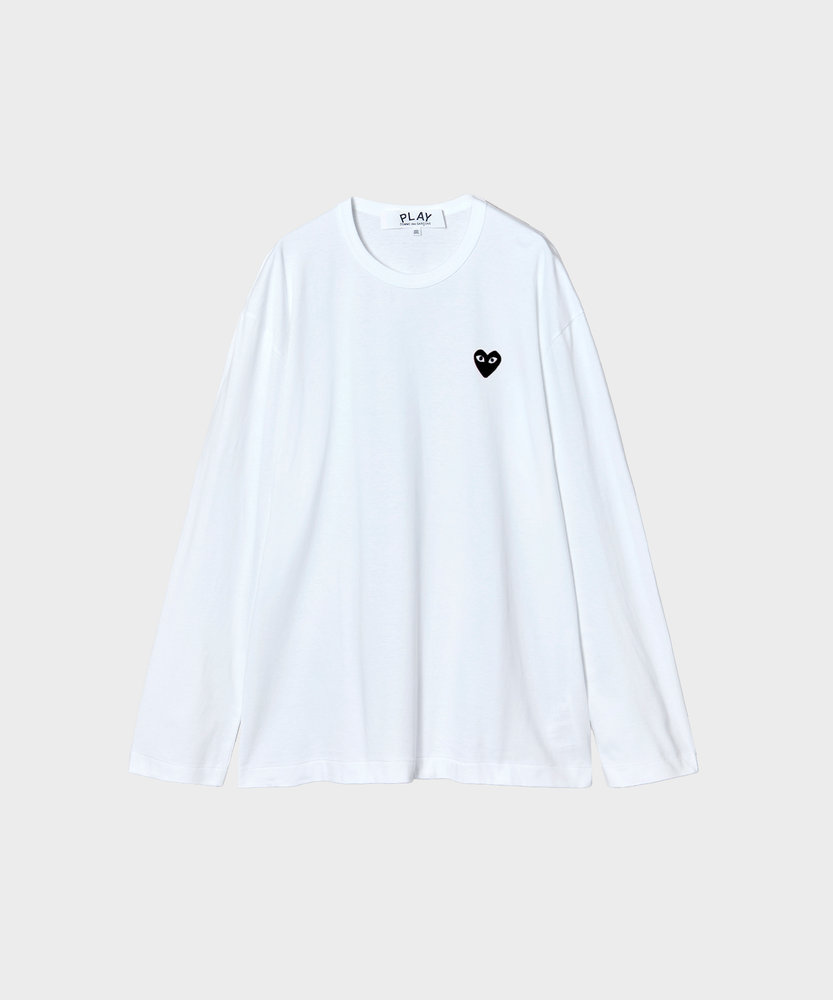 AX-T120-051 L/S T-SHIRT BLACK EMBLEMBLACK HEART