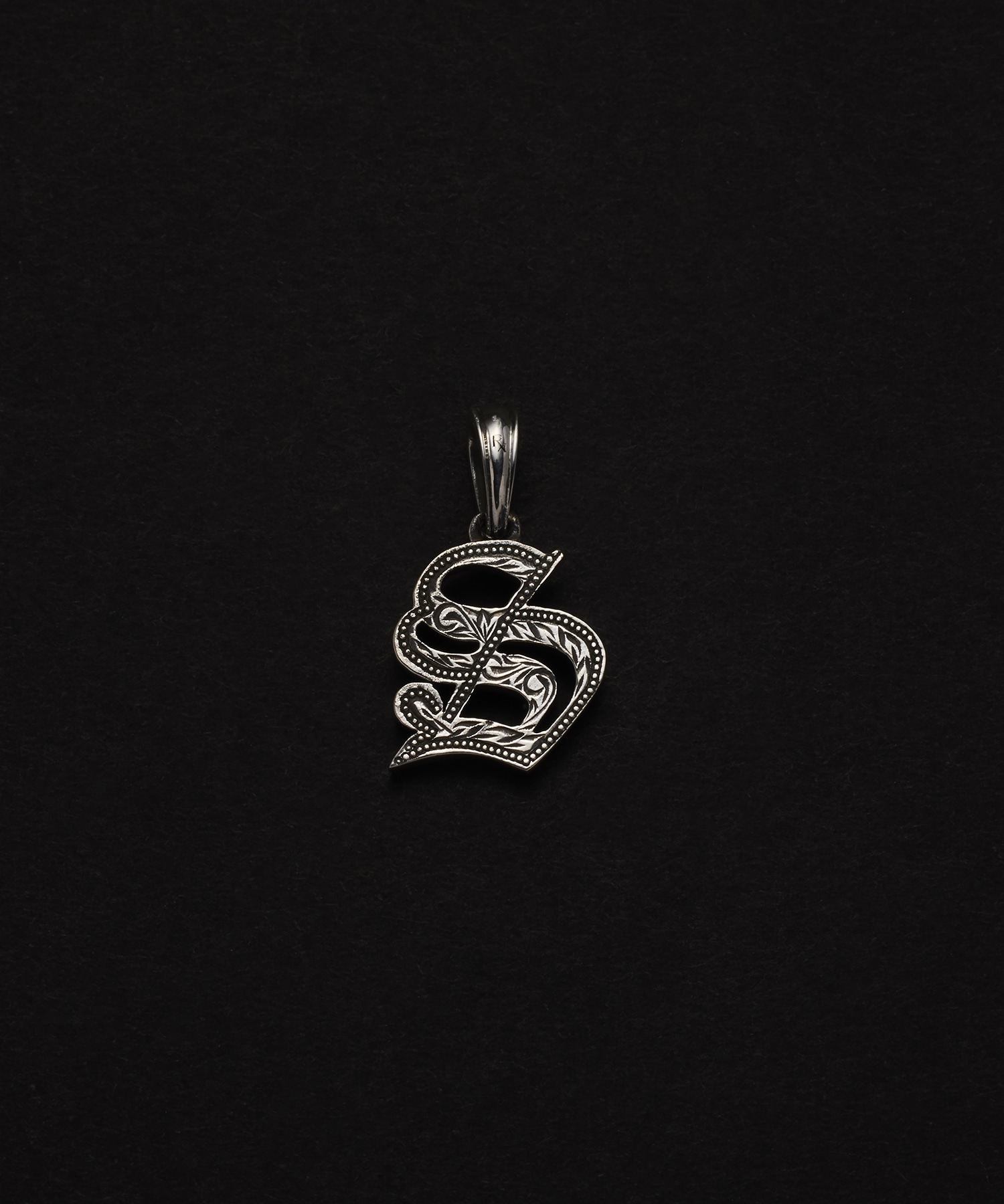 Engraved Initial Pendant S