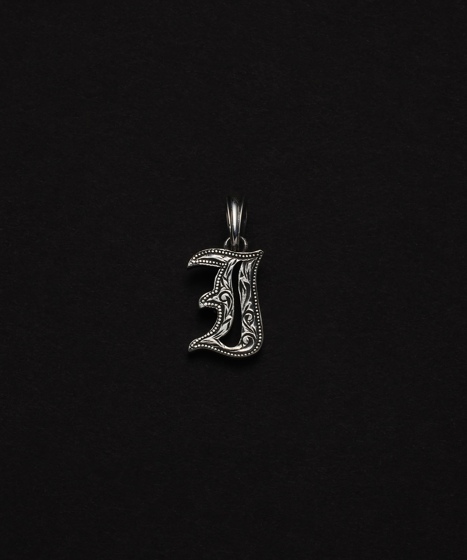 Engraved Initial Pendant I