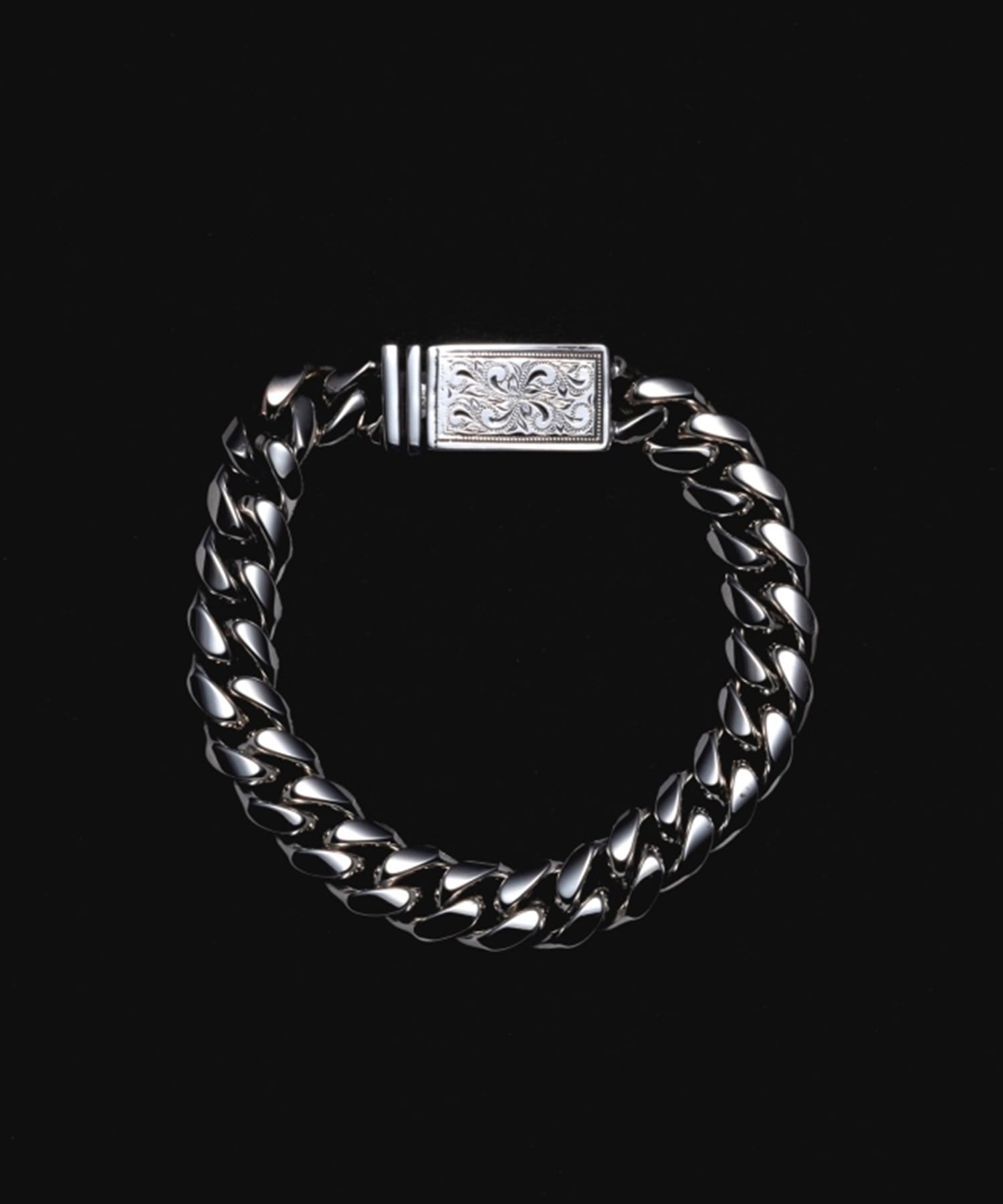 Engraved Box Clasp Bracelet