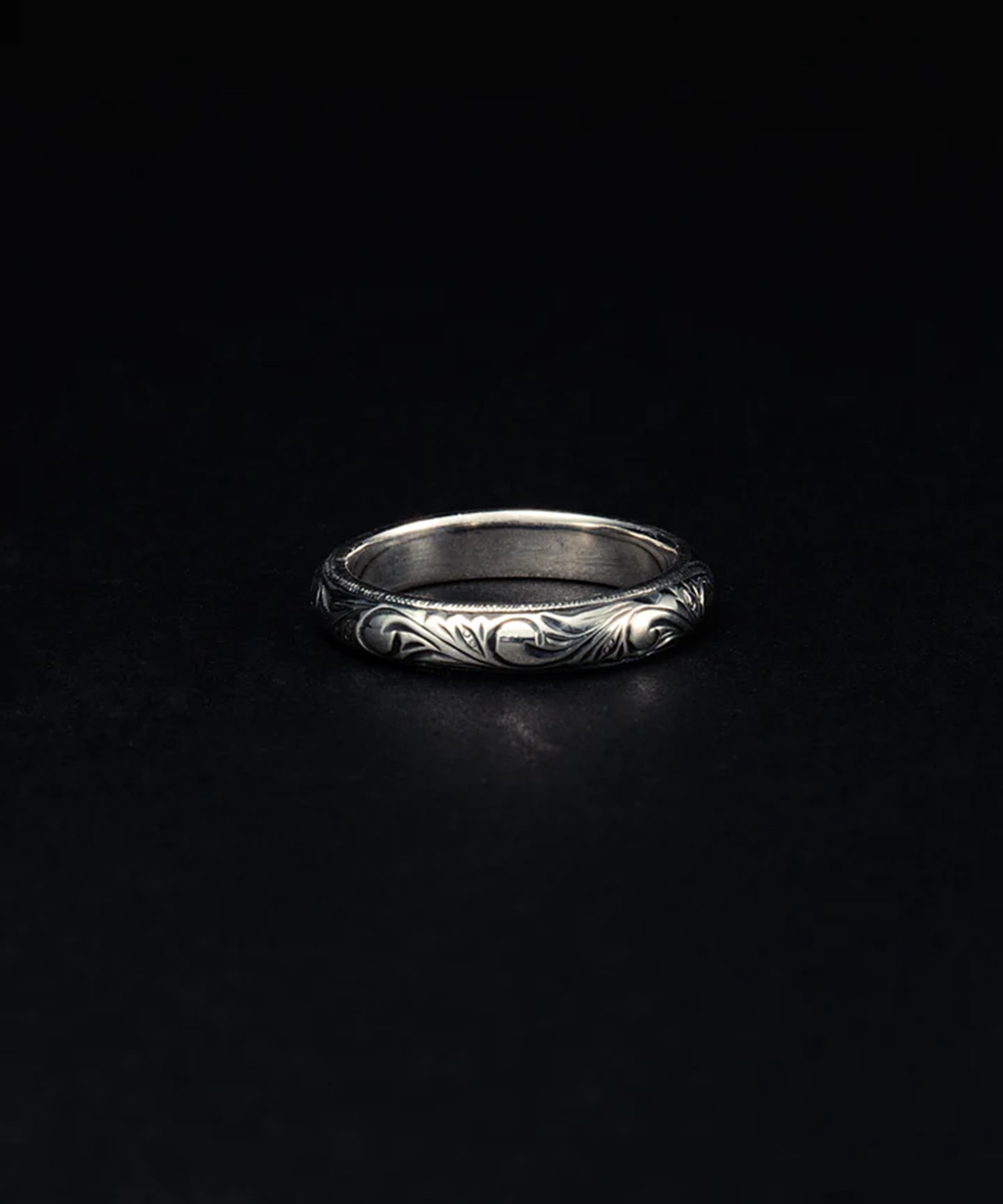 Engraved Round Ring