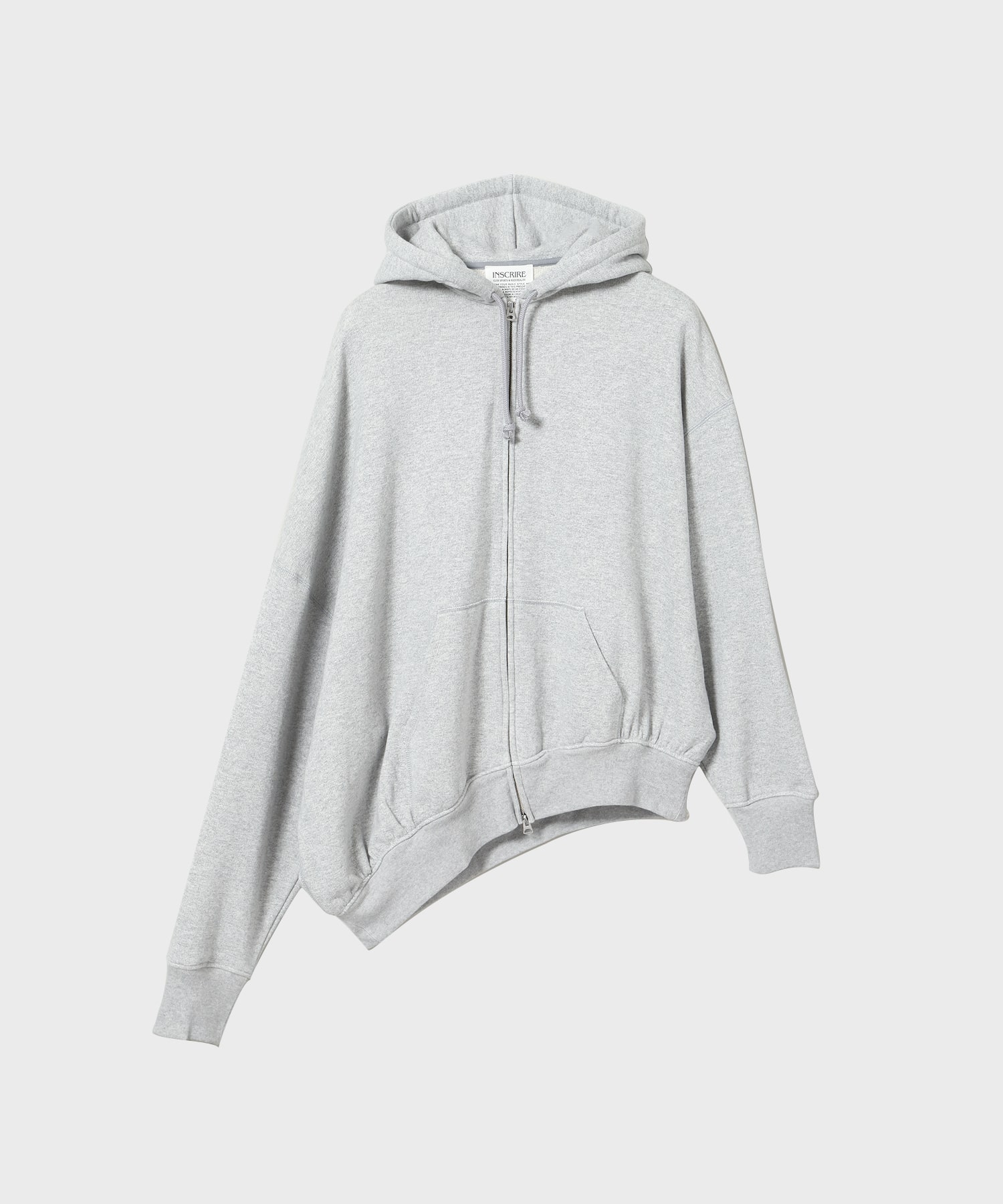 Asymmetry Zip Hoodie