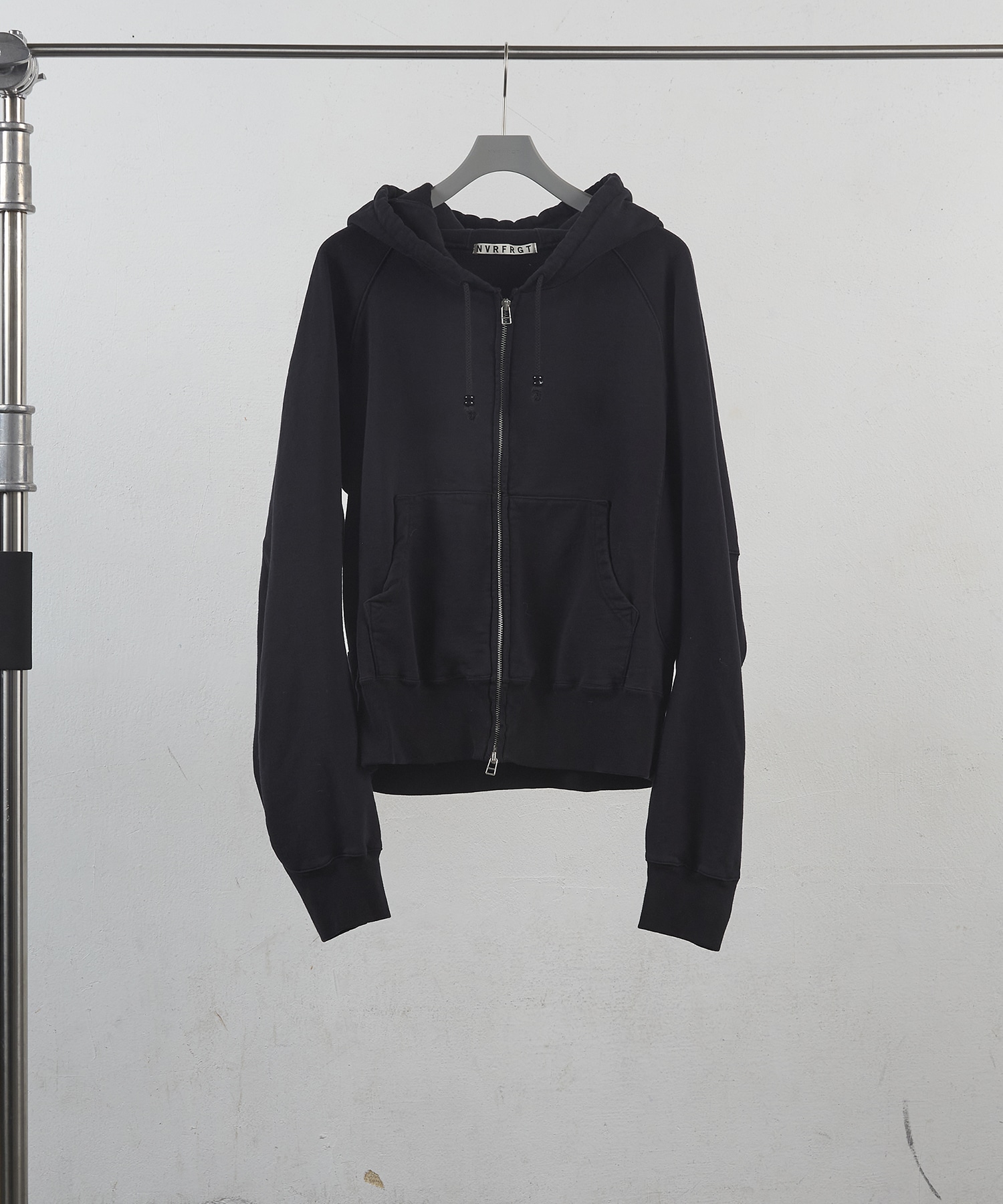 PANELLED ZIP UP HOODIE