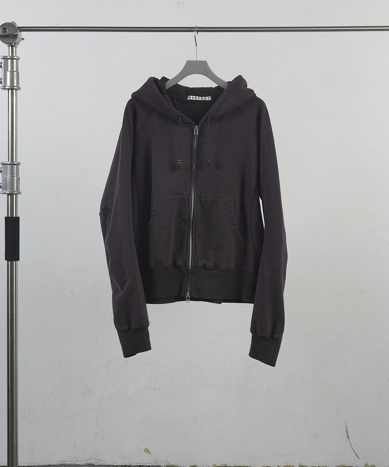 PANELLED ZIP UP HOODIE