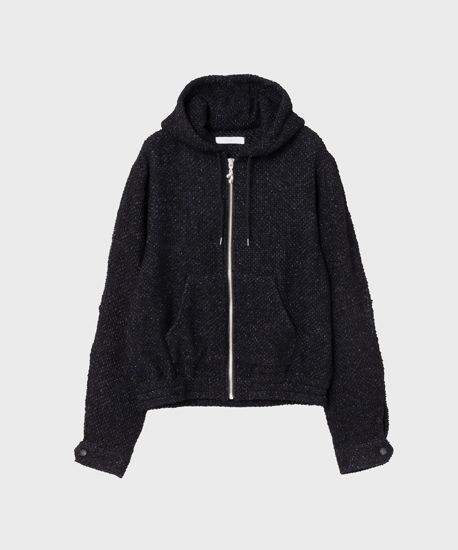 TWEED ZIP HOODIE