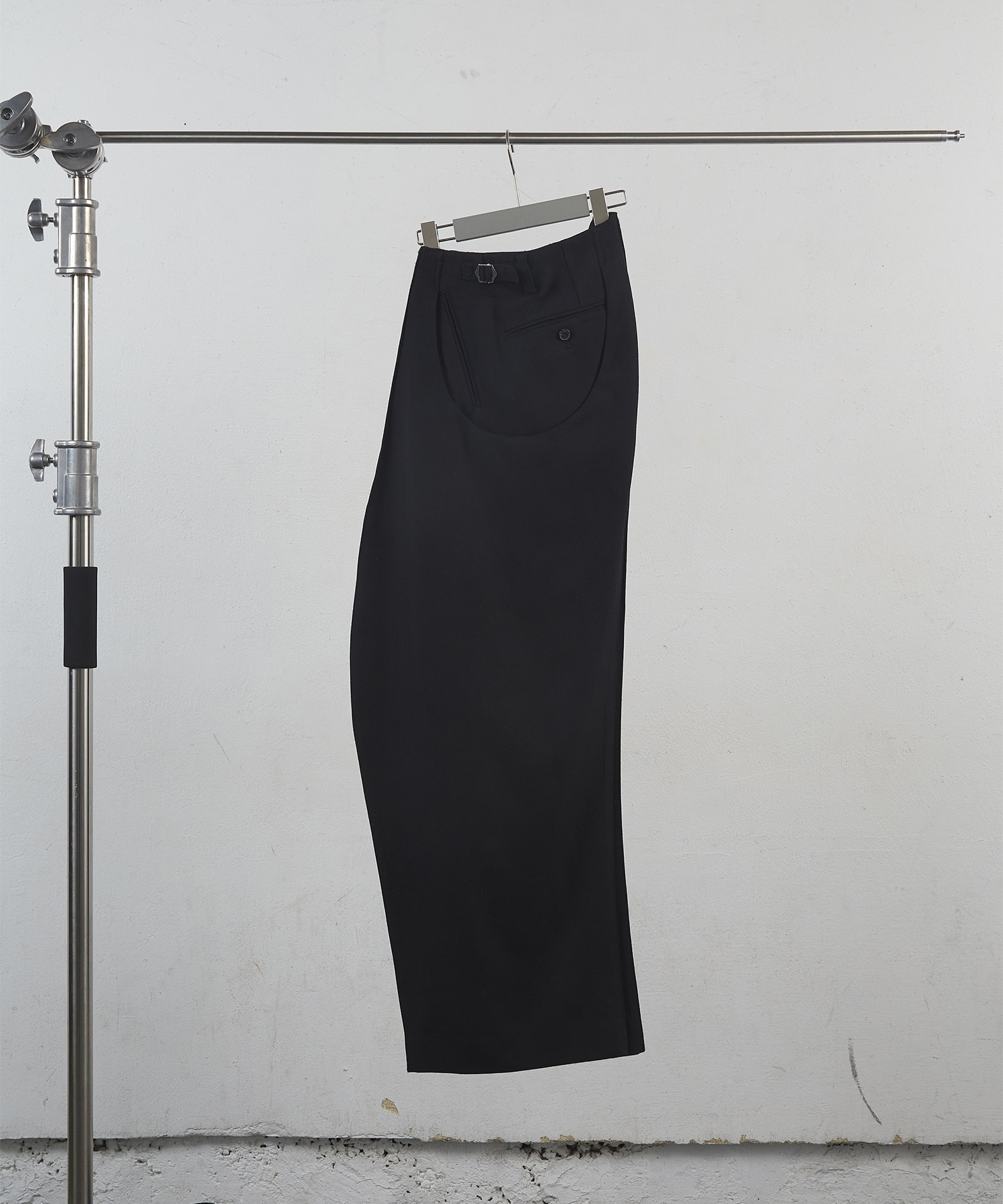 S-CURVED WIDE LEG UTILITY TROUSERS