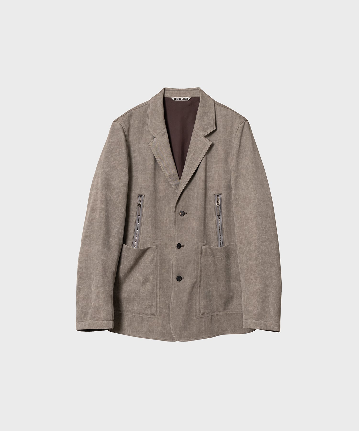 NATURAL DYEDWOOL GABARDINE BLAZER