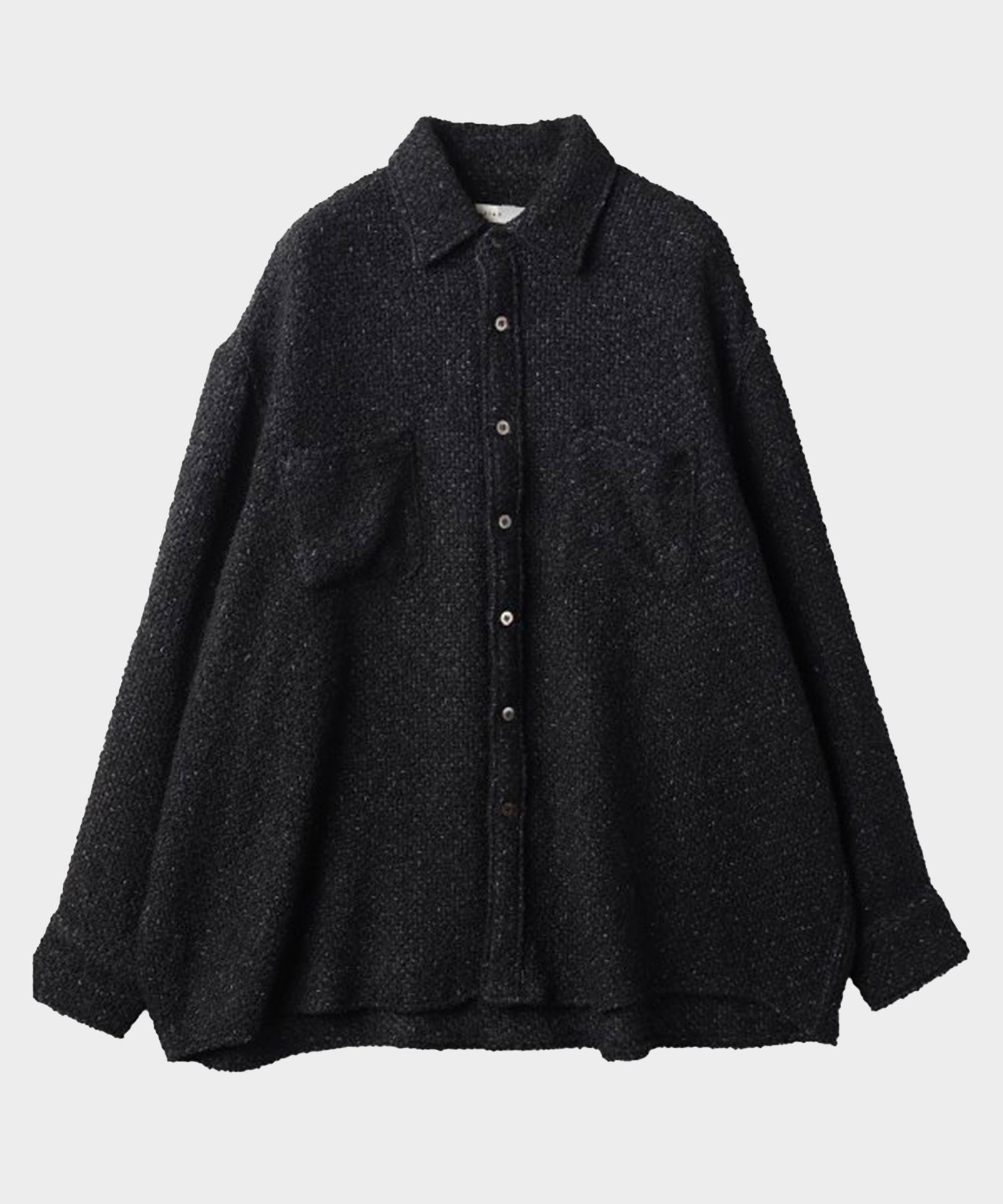 TWEED OVER SIZE SHIRT