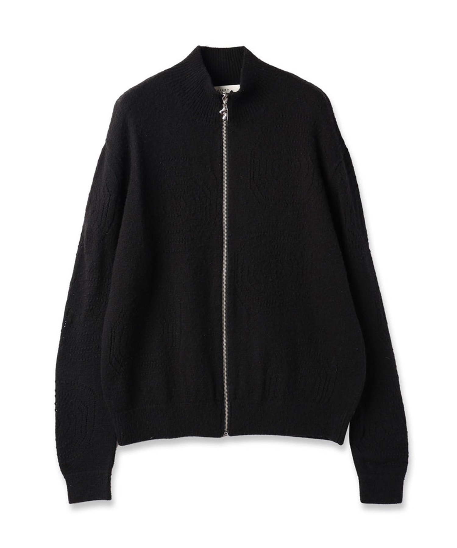 RIPPLES ZIP UP KNIT