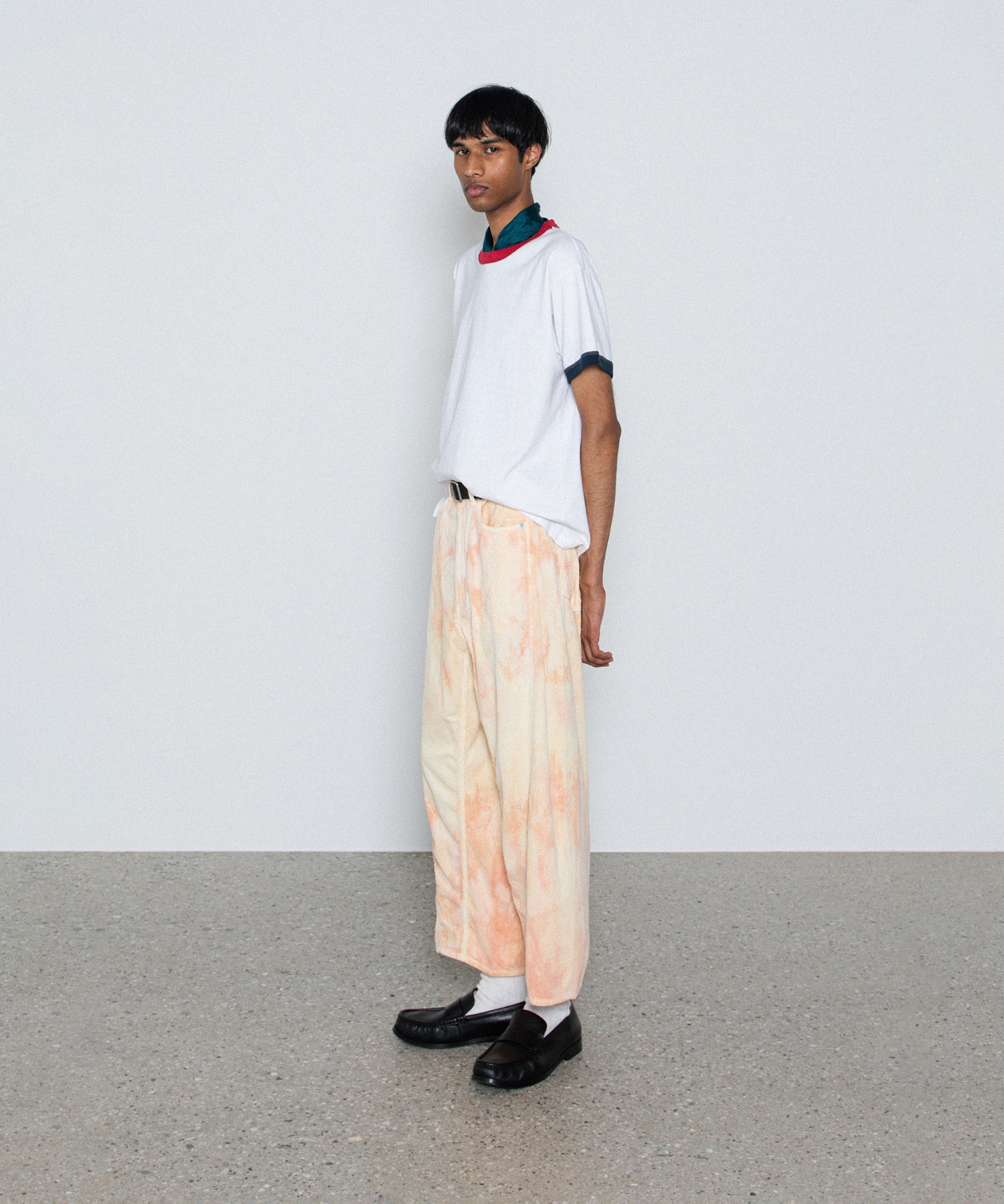 Hard Bleached Corduroy Trousers