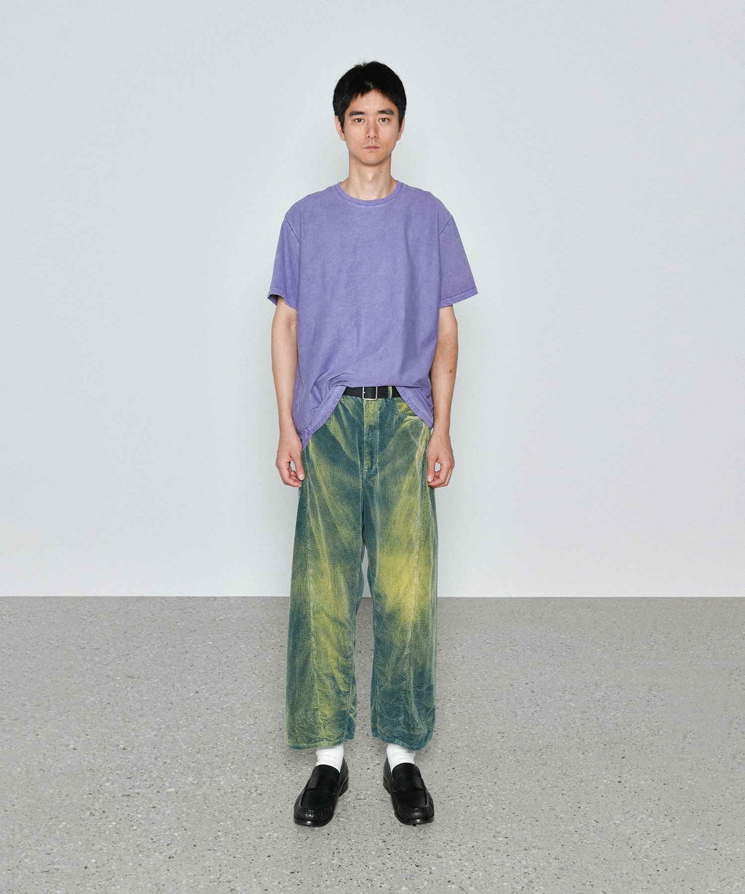 Hard Bleached Corduroy Trousers