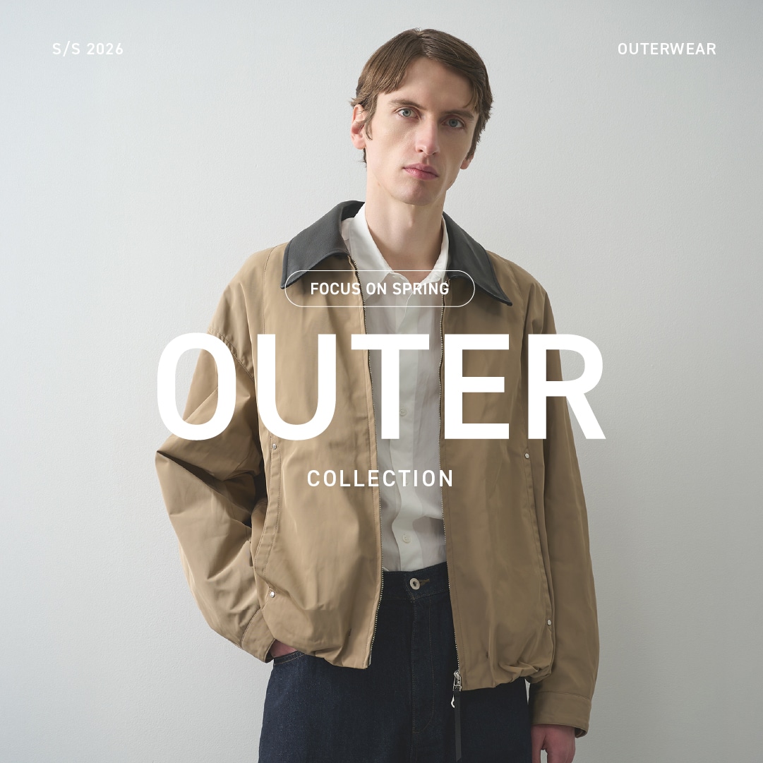 STUDIOUSにしかない春アウター。